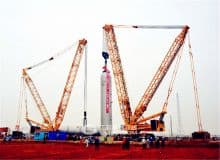 XCMG official 1250 ton construction machinery crawler crane XGC16000 for sale